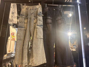 《ngセレクト》絞り付きポケットカーゴパンツ