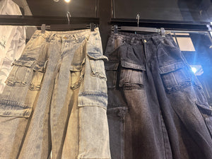 《ngセレクト》絞り付きポケットカーゴパンツ