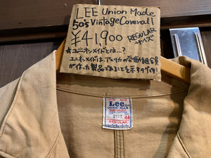 《ng used》Lee Union Made50's Vintage Coverall